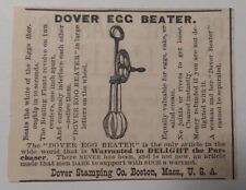 1879 Dover Egg Beater - Dover Stamping Co. Advertisement Boston, Massachusetts. comprar usado  Enviando para Brazil