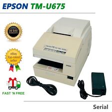 Usado, Impresora de recibos POS multifunción matriz de puntos Epson TM-U675 serie segunda mano  Embacar hacia Argentina