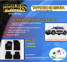 Tappeti Tappetini su misura MOQUETTE e BATTITACCO per Citroen C4 Cactus 2014/18, usado comprar usado  Enviando para Brazil