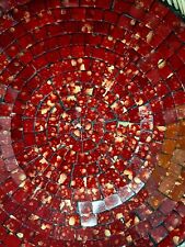 Mosaic bowl red for sale  YEOVIL