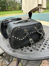 Motorcycle saddlebags leatherw for sale  Wilmington