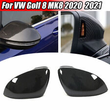 Fibra de carbono preta para VW Golf 8 MK8 8R GTI com tampa de espelho de asa Lane Assist comprar usado  Enviando para Brazil