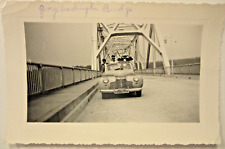Used, 1941 CHEVROLET CONVERTIBLE, on a bridge w/4 people, b&w photo, 5 1/4" x 3 3/8". for sale  Shipping to South Africa