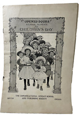 Programa de Dia das Crianças Portas Abertas Carol Service 1909 Escola de Sol Congregacional comprar usado  Enviando para Brazil