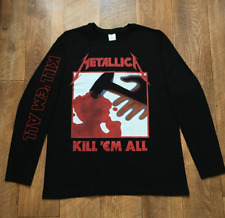 Usado, Camiseta masculina Metallica Kill 'Em manga longa dupla face metal tamanho XL comprar usado  Enviando para Brazil