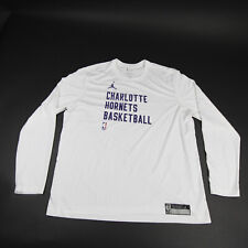 Camiseta Charlotte Hornets Nike NBA Auténtica Nike Mangas Largas Camisa Para Hombre Usada segunda mano  Embacar hacia Argentina