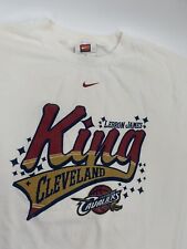 Usado, Camiseta vintage Nike Center Swoosh Lebron James King para hombre grandes caballeros NBA segunda mano  Embacar hacia Argentina