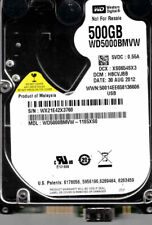 WD5000BMVW-11S5XS0, HBCVJBB,  WESTERN DIGITAL USB 3.0 500GB  WX21 AUG 2012 for sale  Shipping to South Africa