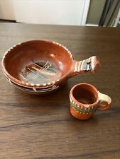 handcrafted set bowl pottery for sale  San Diego