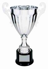 Trofeo de metal de plata 13" copa LG sin grabar trofeo en blanco para todos los eventos y premios segunda mano  Embacar hacia Argentina