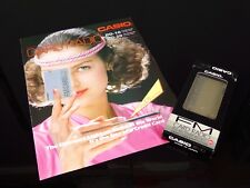 NOS Radio card CASIO RD-10 Gold box + brochure full working rétro 80's RARE d'occasion  Montpellier-