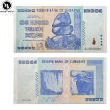 Billete de Zimbabwe de Cien Trillones de Dólares Lámina de Plata Regalo de Coleccionable segunda mano  Embacar hacia Mexico