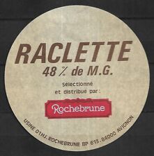 étiquette fromage. raclette d'occasion  Cérilly