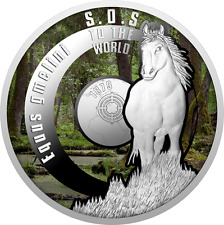 Niue Island 1$ Dollar S.O.S in The World Tarpan Horse лошадь Koń RZADKI 2017 na sprzedaż  PL