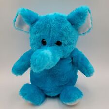 Calplush azul brillante elefante felpa 10" juguete de peluche animales de peluche ojos marrones  segunda mano  Embacar hacia Argentina