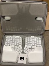 Dygma Defy Ergonomic Ortholinear Wireless Keyboard tenting silver/white, used for sale  Shipping to South Africa