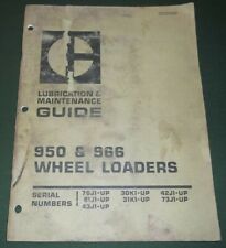 CAT CATERPILLAR 950 966 WHEEL LOADER LUBRICATION & MAINTENANCE BOOK MANUAL for sale  Shipping to South Africa