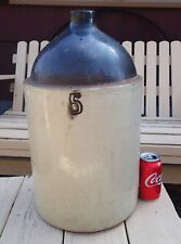 ANTIQUE AMERICAN 5 GALLON COUNTRY GENERAL STORE STONEWARE WHISKY STILL HOME JUG for sale  Shipping to South Africa