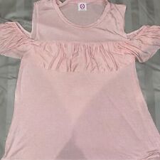 Wanna B Różowa Zimne Ramię Marszczona Koszula, rozmiar medium, używany na sprzedaż  Wysyłka do Poland