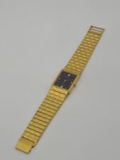 WITTNAUER LONGINES Vintage Relógio Masculino Diamante Acento Mostrador Preto Funciona Ótimo 28mm comprar usado  Enviando para Brazil