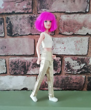 Hannah Montana Lola Doll Miley Cyrus Hot Pink Hair Redressed Mattel 2010 for sale  Shipping to South Africa