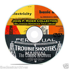 Manual de solucionadores de problemas perpetuos, esquemas de radio vintage de John Rider's DVD B89 segunda mano  Embacar hacia Argentina