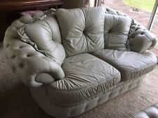 Pale green leather for sale  RUGELEY