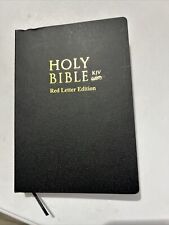 KJV Santa Biblia Antiguo y Nuevo Testamento Compacto Edición Carta Roja Libro de bolsillo segunda mano  Embacar hacia Argentina