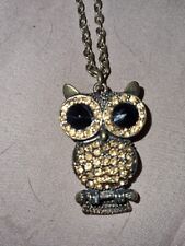 Owl necklace. beautiful for sale  CHESTERFIELD