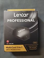 Lector 3 en 1 USB 3.0 multitarjeta Lexar Professional para tarjetas CF, SD y MicroSD segunda mano  Embacar hacia Argentina