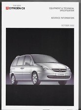 Citroen specifications 2002 for sale  UK