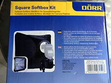 Kit de softbox cuadrado Dörr 40x40 372395 - nuevo - cierres en caja, usado segunda mano  Embacar hacia Argentina