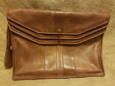 Vintage leather envelope for sale  Shipping to Ireland