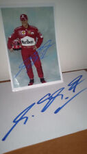 2 signed autografo m schumacher ferrari f1 segunda mano  Embacar hacia Argentina