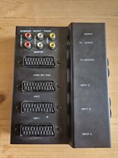 Scart switch box for sale  FARNHAM