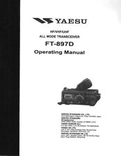 YAESU FT-897D TRANSCEIVER BOUND PROFESSIONAL COPY INSTRUCTION MANUAL for sale  Greer