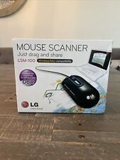 LG Smart Scan Negro Computadora USB 1200 DPI Mouse Modelo LSM-100 Escáner JH6 segunda mano  Embacar hacia Argentina