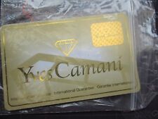 Yves camani card......nos for sale  BAMPTON