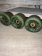 Conjunto de 3 rodas de skate verde com rolamentos ABEC-7 65mm 78, usado comprar usado  Enviando para Brazil