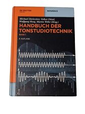 Handbuch tonstudiotechnik band gebraucht kaufen  Haltern