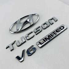 2005-2009 Hyundai Tucson V6 emblema limitado símbolo logotipo emblema conjunto traseiro fabricante de equipamento original F89 comprar usado  Enviando para Brazil