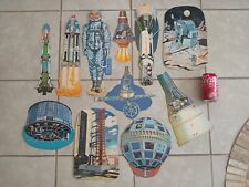 Vintage NASA Astronaut Space Cardboard Cut Outs 11 Pc. Display 1960's for sale  Shipping to South Africa