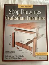Desenhos de ótimos livros de loja para móveis artesanais por Robert W. Lang 57 planos, usado comprar usado  Enviando para Brazil