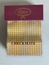 Regency fabrics checkmate for sale  DERBY