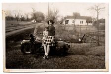 Foto instantânea vintage feminina infantil Harley Davidson motocicleta motocicleta PH114 comprar usado  Enviando para Brazil