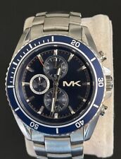 Michael Kors MK8354 JetMaster Blue Dial Stainless Chronograph Men's Watch for sale  Shipping to South Africa