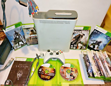 Pacote de console Microsoft Xbox 360 branco 13 jogos, testado! + Barra de sensor Kinect comprar usado  Enviando para Brazil