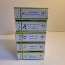 Mixed Lot Of 5 Cricut Cartridges With Manuals - Linkage Unknown for sale  Shipping to South Africa
