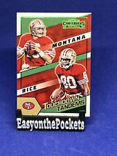 2022 Panini Contenders Touchdown Tandems Joe Montana Jerry Rice #TDT-SF1 49’ers comprar usado  Enviando para Brazil