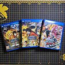 Lote 3 One Piece Kaizoku Musou 2 3 Burning Blood Playstation PS Vita JP Chinês comprar usado  Enviando para Brazil